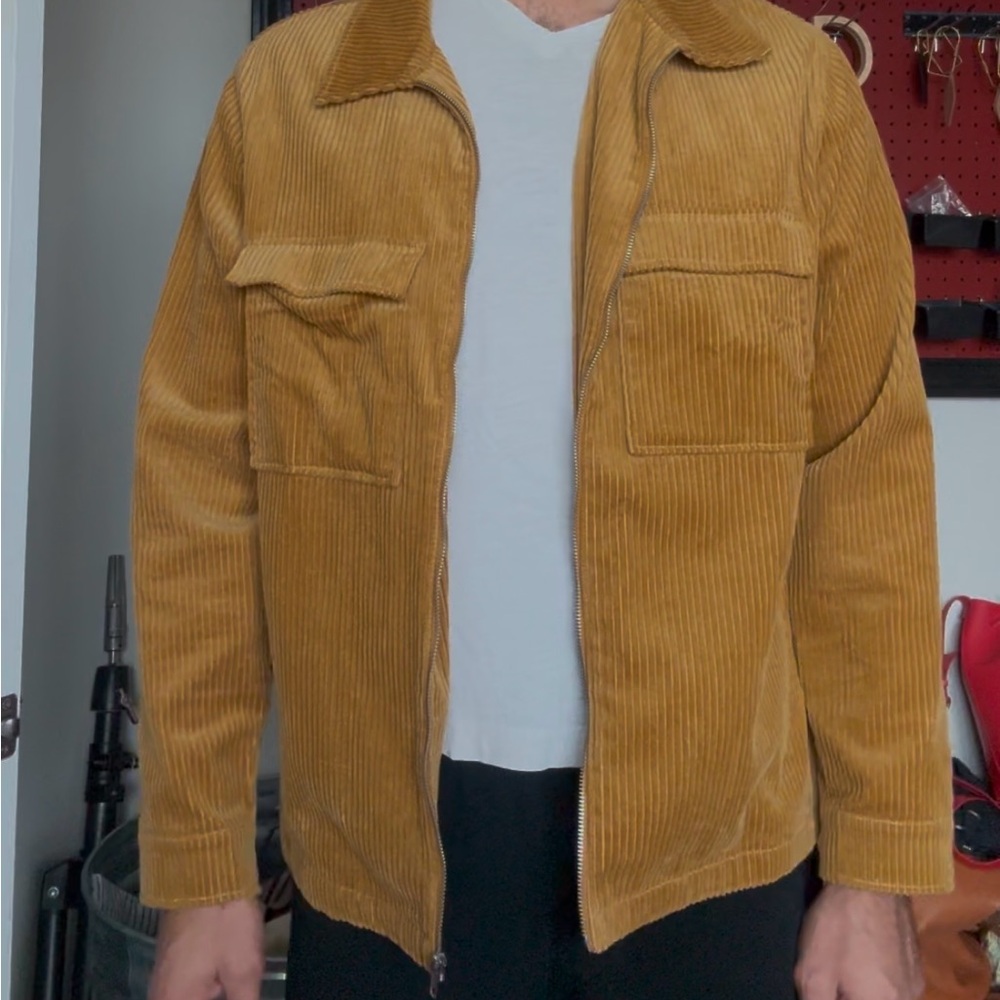 Tan Lightweight Corduroy Jacket